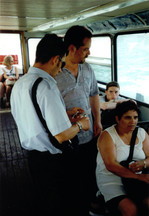 [Venetian Ferry Conductor]