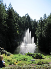 [Fountain at the Back of the Sunken Garden]