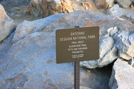 [Whitney Trail Crest, Park Change]