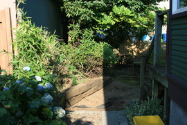 [Widened Path to Backyard]