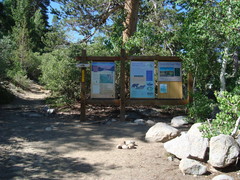 [Lake Sabrina Information Kiosk]