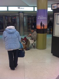 [BART Station Musician, Powell St.]