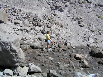 [Steph conquering the river]