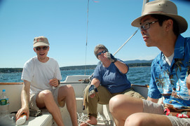 [Sailing with Mel's Cousin]