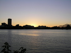 [Westward at Gatineau During Sunset]