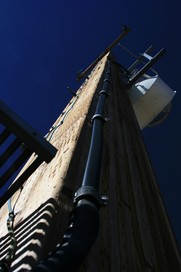 [Base of a Big Wooden Cellular One Tower]