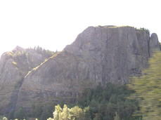 [Chunks of Rock, West of Multnomah Falls]