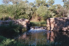 [Mission San Diego's Dam]